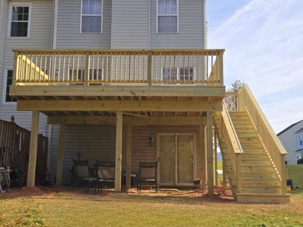 after deck build - aero residential contractors