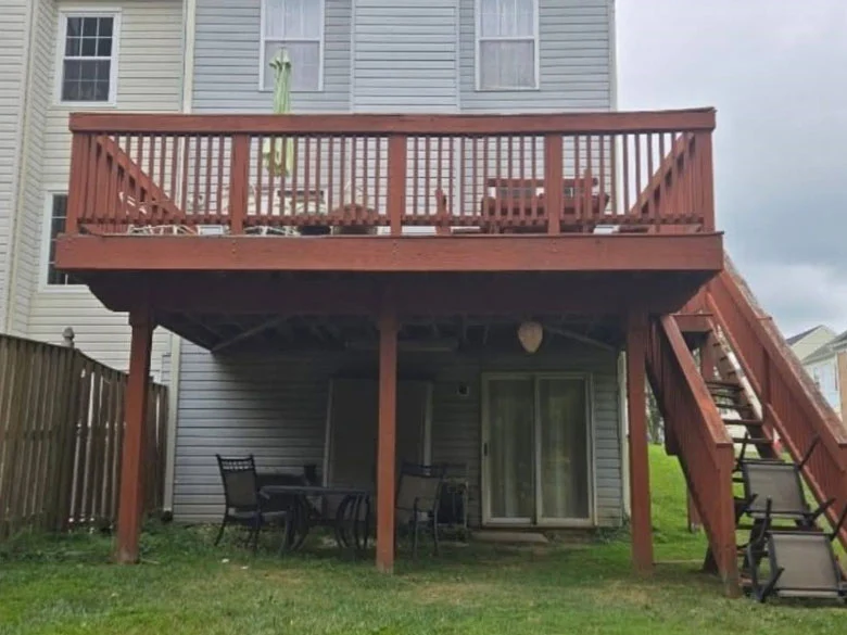 before deck build