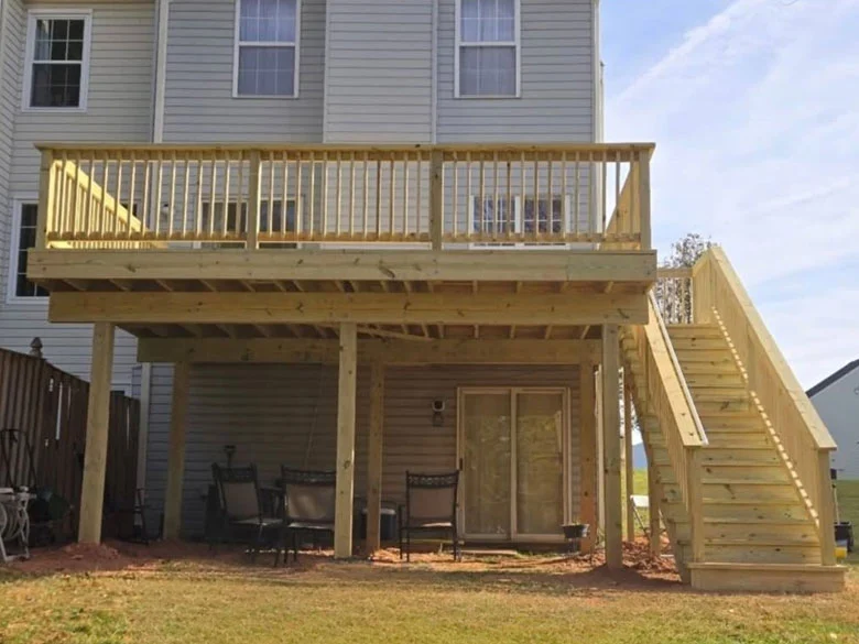 after deck build - aero residential contractors